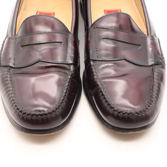 Cole Haan Penny Loafer Men\'s Size 11 D Burgundy Slip On Shoes